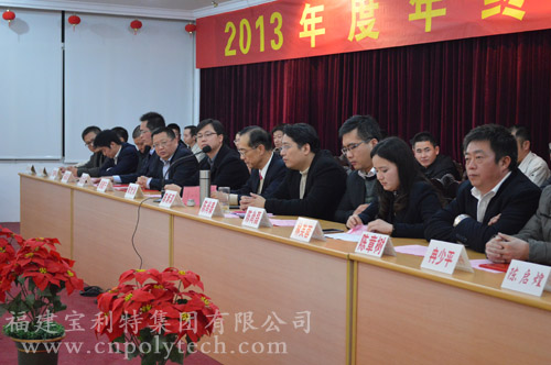 福建寶利特集團(tuán)召開2013年度年終總結(jié)表彰大會_合成革人造革新聞