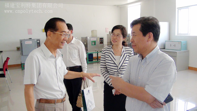 陳炳琪董事長同河南省遂平縣委副書記、縣長何冬一行親切交流