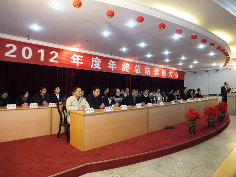 2012年寶利特集團(tuán)年終總結(jié)暨表彰大會(huì)逐